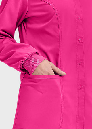 Cherokee Workwear Revolution Womens Snap Front Warm-up Jacket