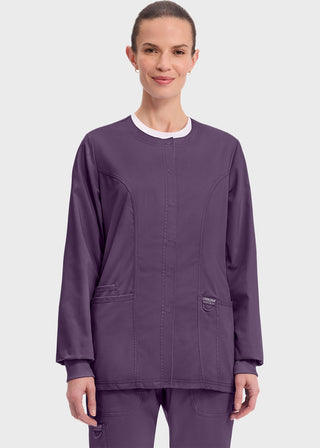 Cherokee Workwear Revolution Womens Snap Front Warm-up Jacket