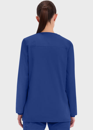 Cherokee Workwear Professionals Women's Snap Front Warm Up Jacket