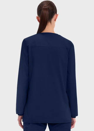 Cherokee Workwear Professionals Women's Snap Front Warm Up Jacket