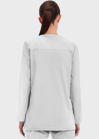 Cherokee Workwear Professionals Women's Snap Front Warm Up Jacket