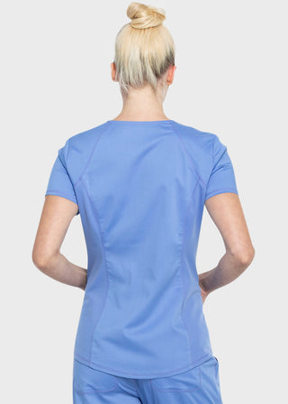 Cherokee Workwear Revolution Women's Soft Shaped V-Neck Top