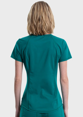 Cherokee Workwear Revolution Women's Soft Shaped V-Neck Top