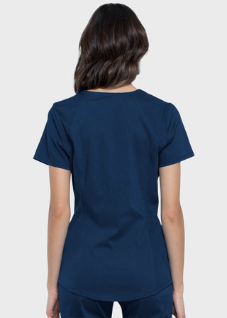 Cherokee Workwear Revolution Women's Soft Shaped V-Neck Top