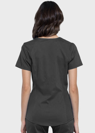 Cherokee Workwear Revolution Women's Soft Shaped V-Neck Top