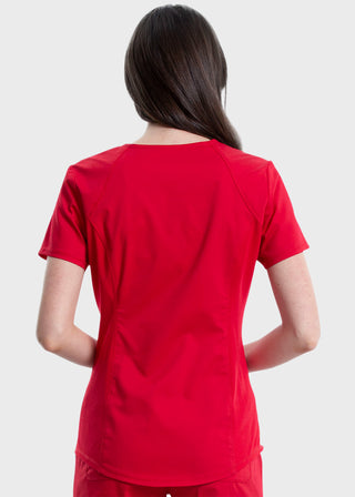 Cherokee Workwear Revolution Women's Soft Shaped V-Neck Top