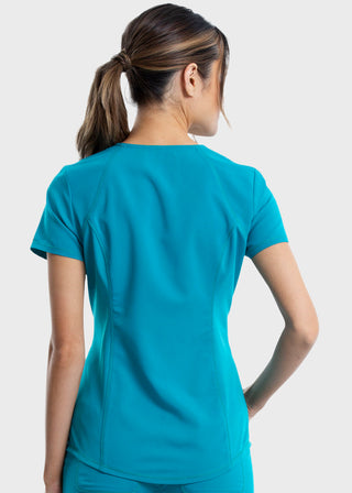 Cherokee Workwear Revolution Women's Soft Shaped V-Neck Top