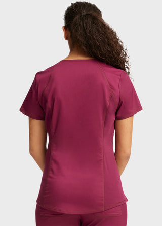 Cherokee Workwear Revolution Women's Soft Shaped V-Neck Top
