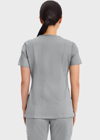 Cherokee Workwear Revolution Womens Mock Wrap Top