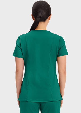 Cherokee Workwear Revolution Womens Mock Wrap Top