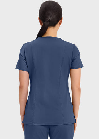 Cherokee Workwear Revolution Womens Mock Wrap Top