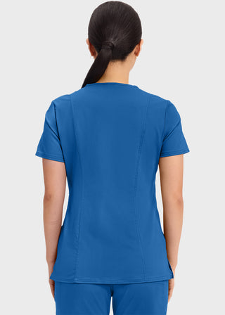 Cherokee Workwear Revolution Womens Mock Wrap Top