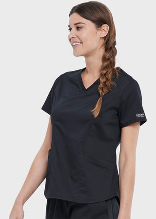 Cherokee Workwear Revolution Women's V-Neck Top
