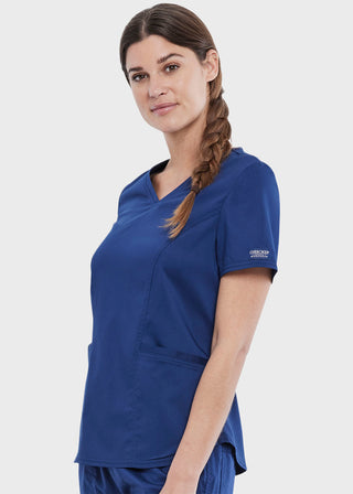 Cherokee Workwear Revolution Women's V-Neck Top