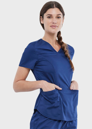 Cherokee Workwear Revolution Women's V-Neck Top
