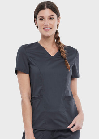 Cherokee Workwear Revolution Women's V-Neck Top