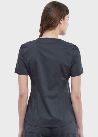 Cherokee Workwear Revolution Women's V-Neck Top