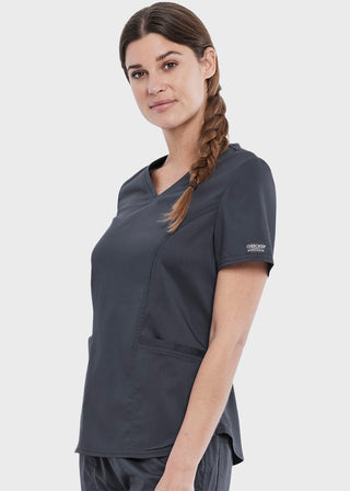 Cherokee Workwear Revolution Women's V-Neck Top