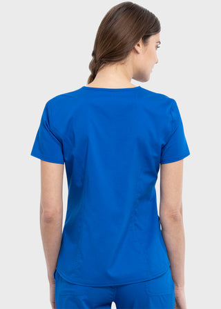 Cherokee Workwear Revolution Women's V-Neck Top