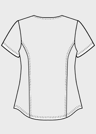 Cherokee Workwear Revolution Women's V-Neck Top