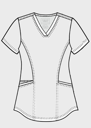 Cherokee Workwear Revolution Women's V-Neck Top