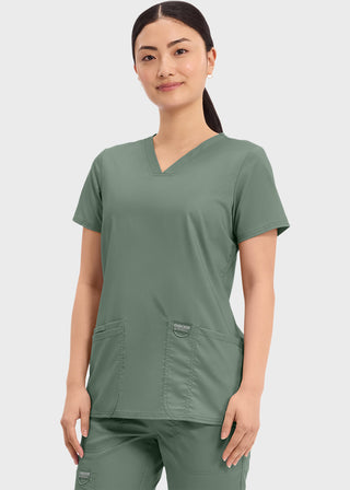 Cherokee Workwear Revolution Womens Nursing V-Neck Top