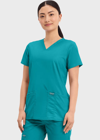 Cherokee Workwear Revolution Womens Nursing V-Neck Top