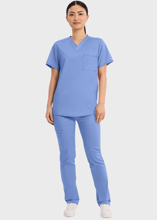 Cherokee Workwear Revolution Unisex 1 Pocket V-Neck Scrub Top