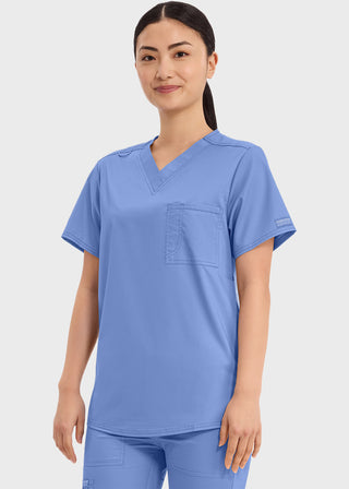 Cherokee Workwear Revolution Unisex 1 Pocket V-Neck Scrub Top