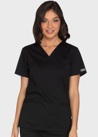 Cherokee Workwear Core Stretch Women's V-neck Basic Scrub Top