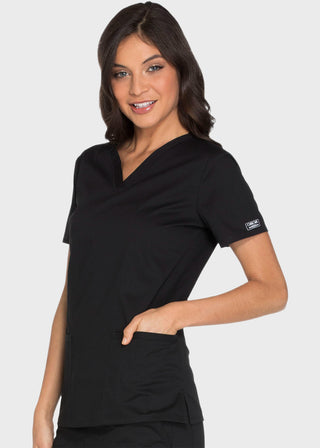Cherokee Workwear Core Stretch Women's V-neck Basic Scrub Top
