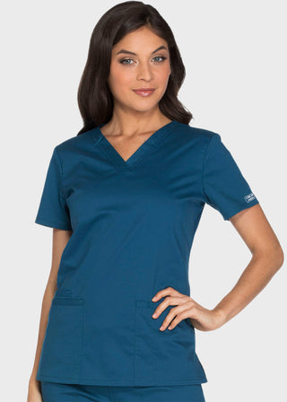 Cherokee Workwear Core Stretch Women's V-neck Basic Scrub Top