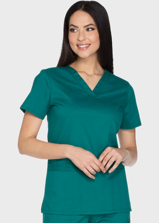 Cherokee Workwear Core Stretch Women's V-neck Basic Scrub Top
