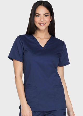 Cherokee Workwear Core Stretch Women's V-neck Basic Scrub Top