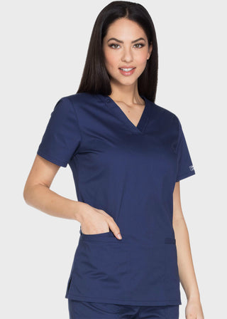 Cherokee Workwear Core Stretch Women's V-neck Basic Scrub Top