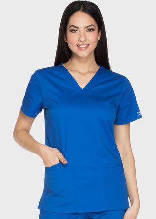 Cherokee Workwear Core Stretch Women's V-neck Basic Scrub Top