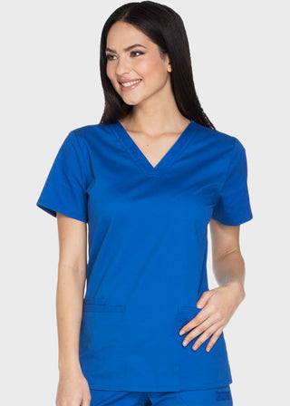 Cherokee Workwear Core Stretch Women's V-neck Basic Scrub Top