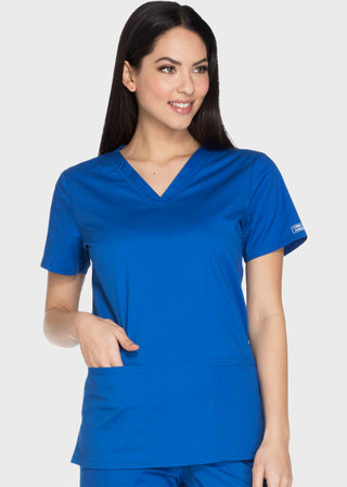 Cherokee Workwear Core Stretch Women's V-neck Basic Scrub Top