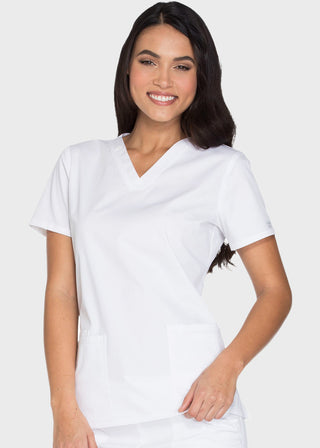 Cherokee Workwear Core Stretch Women's V-neck Basic Scrub Top