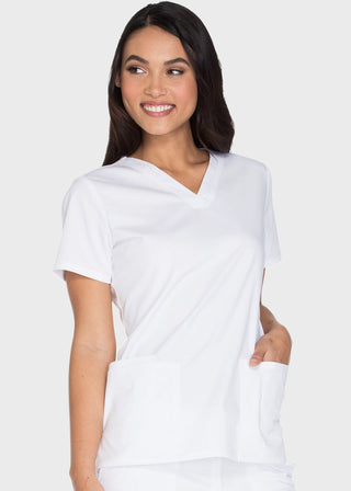 Cherokee Workwear Core Stretch Women's V-neck Basic Scrub Top