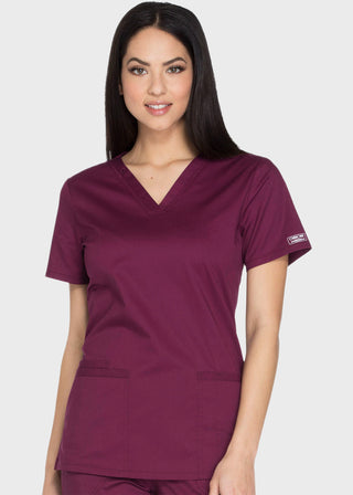 Cherokee Workwear Core Stretch Women's V-neck Basic Scrub Top