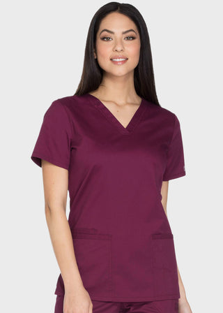 Cherokee Workwear Core Stretch Women's V-neck Basic Scrub Top