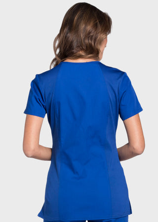 Cherokee Workwear Women's Contemporary Fit V-neck Top