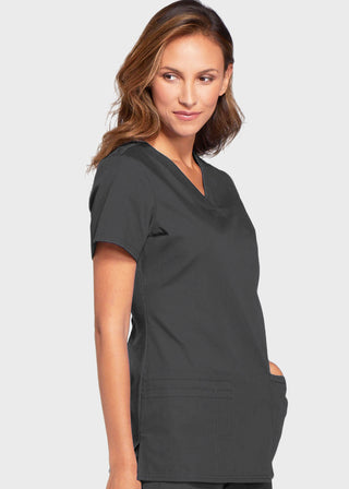 Cherokee Workwear Women's Contemporary Fit V-neck Top