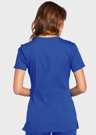 Cherokee Workwear Women's Contemporary Fit V-neck Top