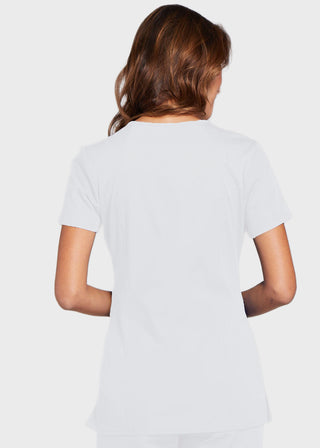 Cherokee Workwear Women's Contemporary Fit V-neck Top