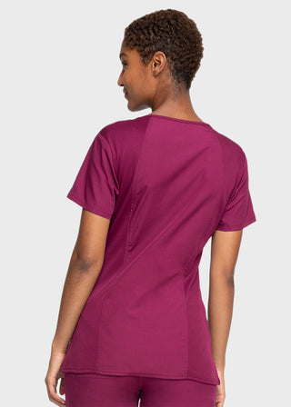 Cherokee Workwear Women's Contemporary Fit V-neck Top