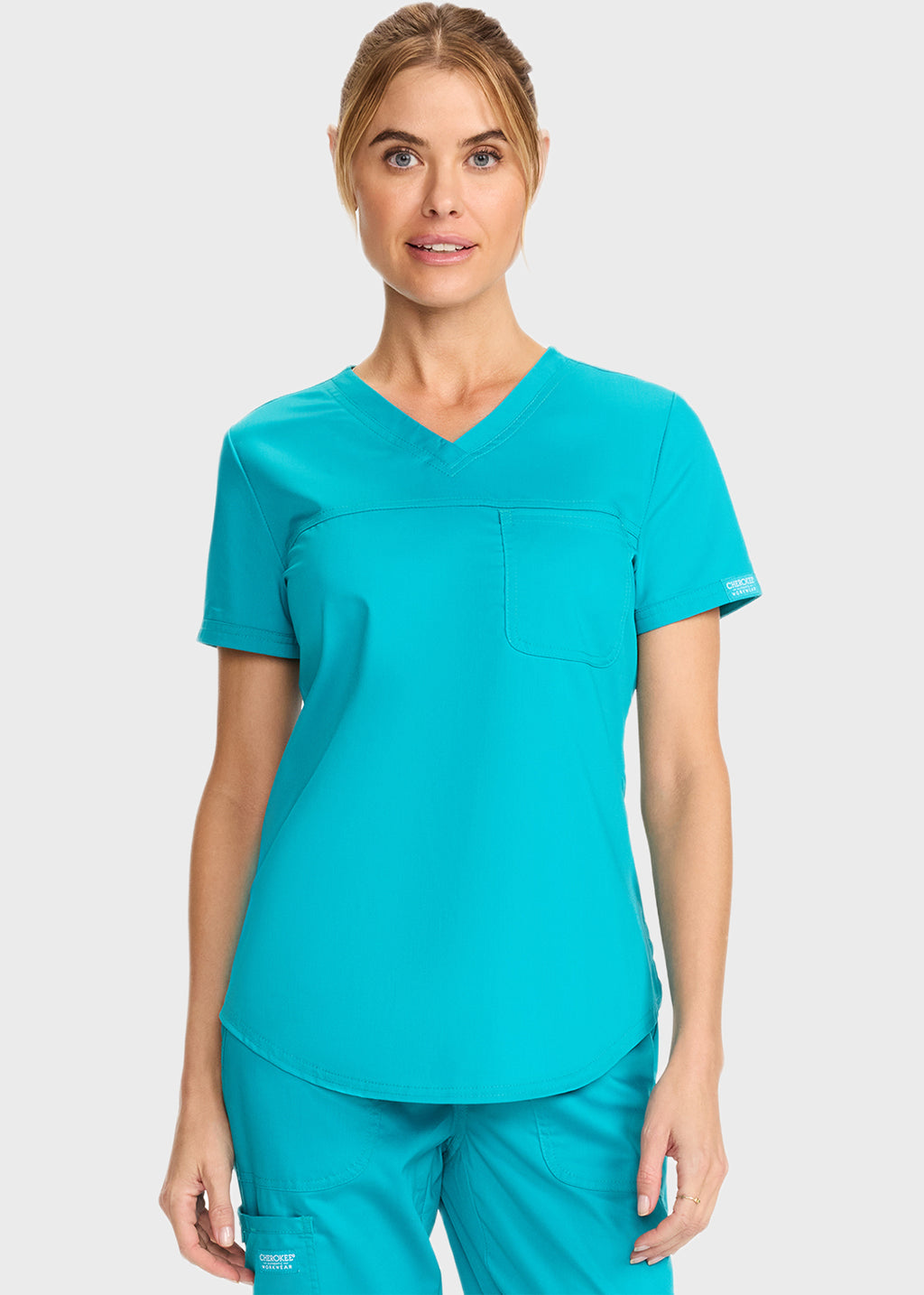 Cherokee Workwear Revolution Women's V-Neck O.R. Top