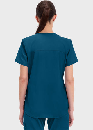 Cherokee Workwear Professionals Women's V-neck Solid Top