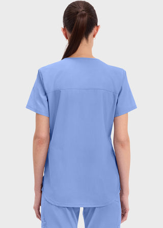 Cherokee Workwear Professionals Women's V-neck Solid Top